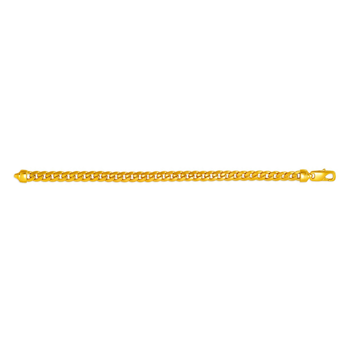 14K Gold Miami Cuban Bracelet 7MM (Hollow)