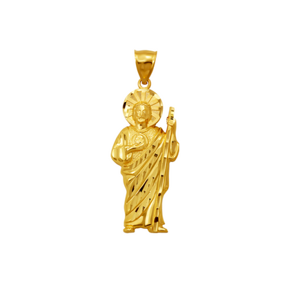 14K Gold San Juditas Pendant