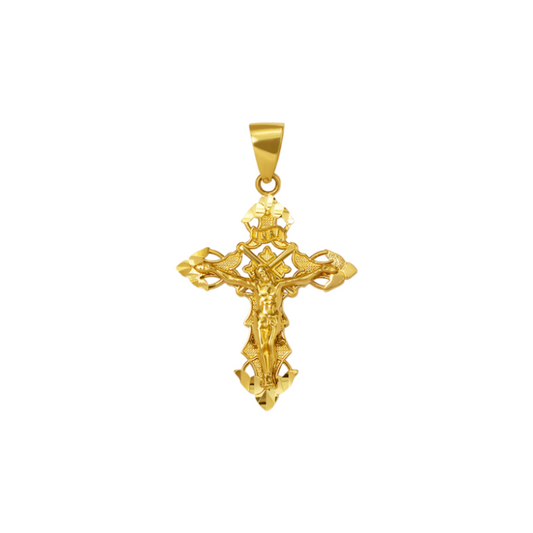 14K Gold Cruz Pendant