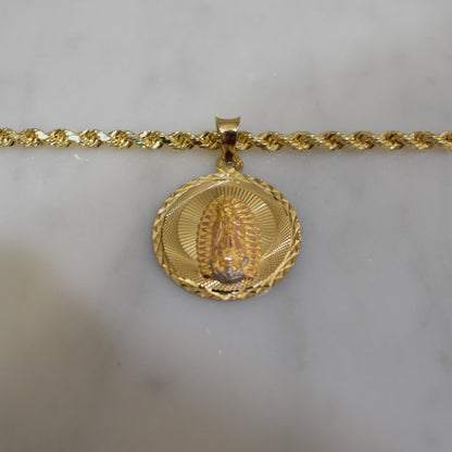 14K Gold Virgencita Chain Set