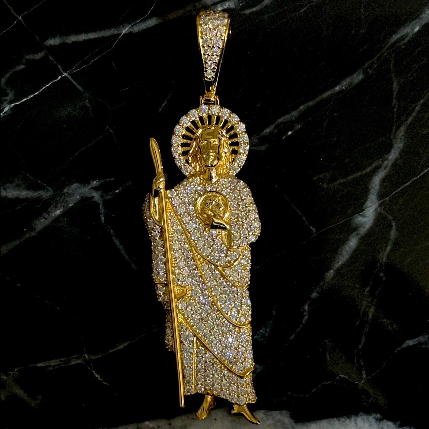 VVS Iced Out San Juditas Pendant