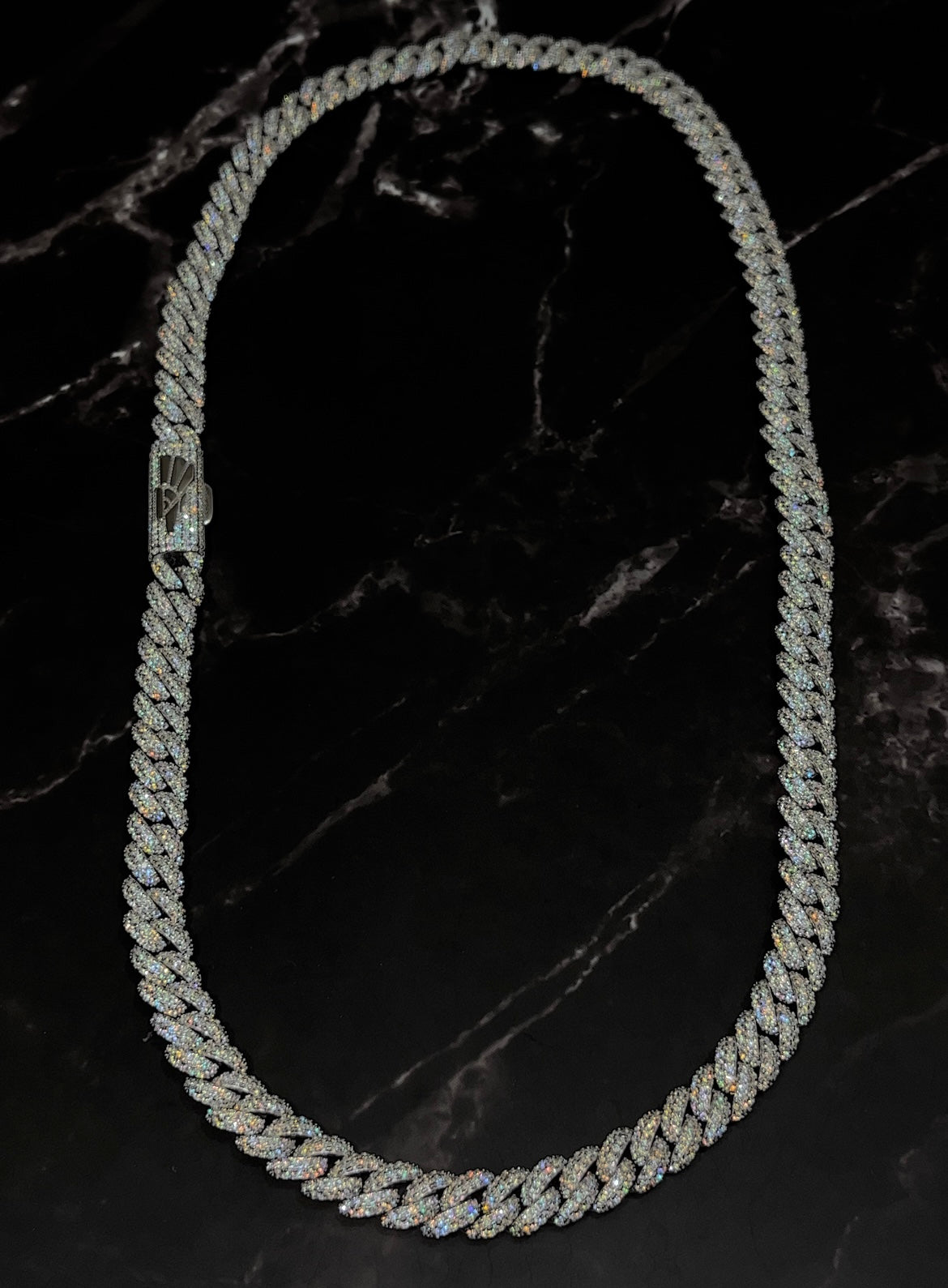 9mm VVS Moissanite "Hecho En Mexico" Cuban Chain