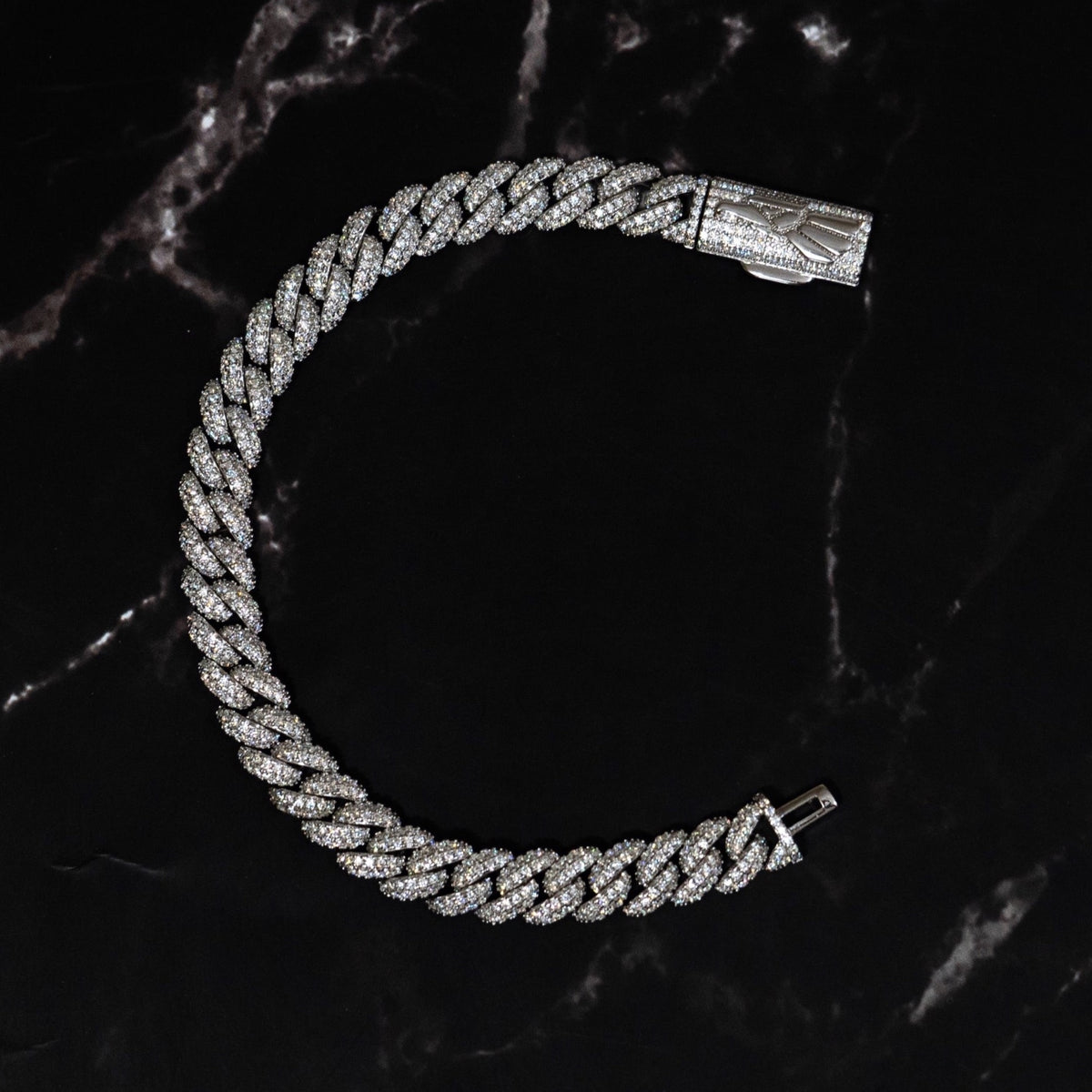 9mm VVS Moissanite "Hecho En Mexico" Cuban Bracelet