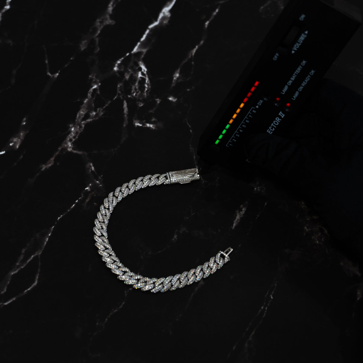 9mm VVS Moissanite "Hecho En Mexico" Cuban Bracelet