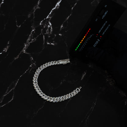9mm VVS Moissanite "Hecho En Mexico" Cuban Bracelet