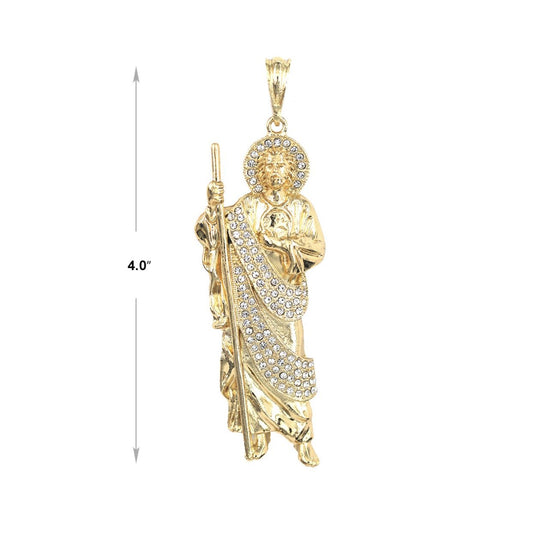 Large Bust Down San Judas Tadeo Chain
